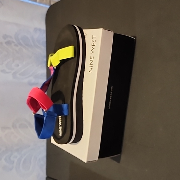 Nine West Multi- Color Strap Sandals - Picture 3 of 3